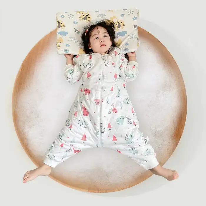 Sac de couchage pour bébé filles mignonnes hiver chaud sac de nuit pour bébé avec pieds 1-4 ans enfa