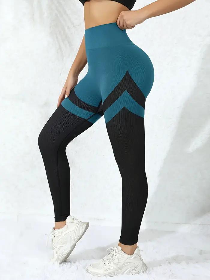 Legging froissé sans couture femme - Collants entraînement levage fesses yoga taille haute fitness