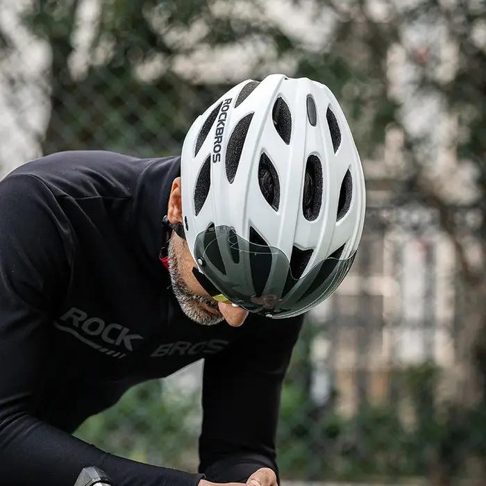 ROCKBROS casque de vélo intégralement moulé casque de vélo moteur Scooter électrique casque de traje