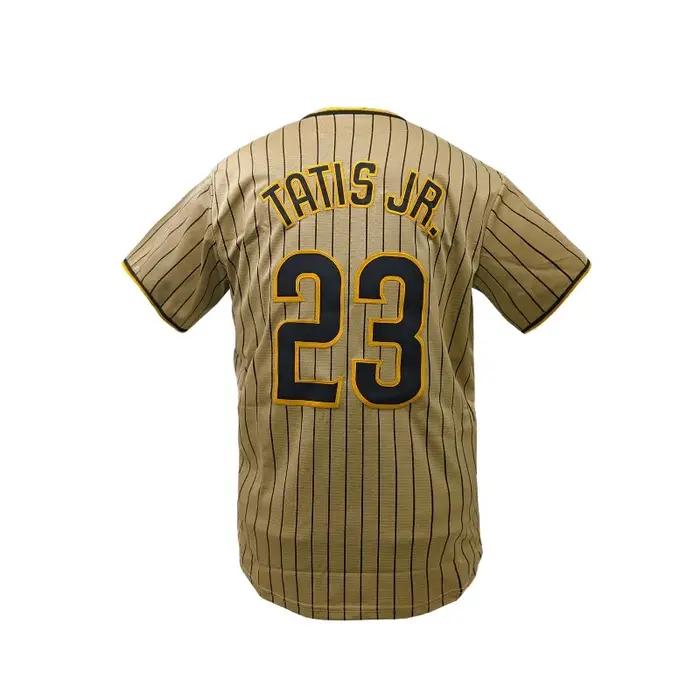 Maillot de Baseball pour hommes, vêtements de sport confortables, chemise de Baseball cousue à sécha