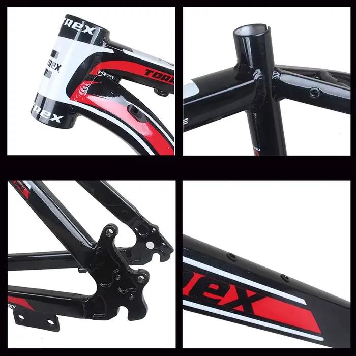 Cadre de VTT en alliage d'aluminium 6061 robuste pour pistes et montagnes avec frein à disque et ligne intérieure à vitesse variable