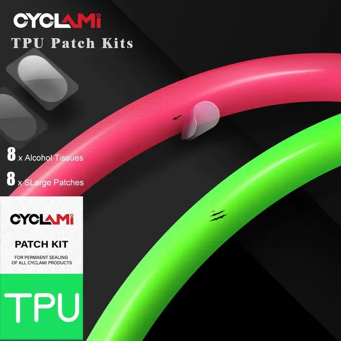 Kit de réparation pour chambre à air de vélo, 8 pièces, Patch pour chambre à air de bicyclette de ro