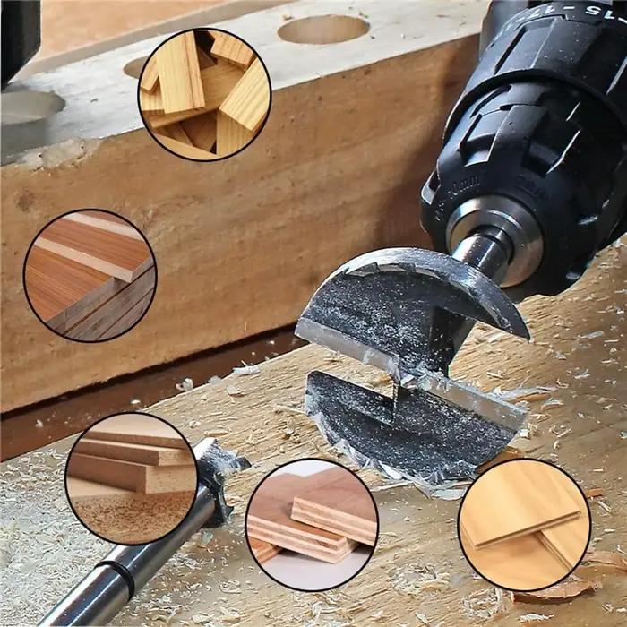 Versery-Kit de forets foreurs Forstner, travail de calcul, auto-centrage, scie cloche, coupe-bois, e