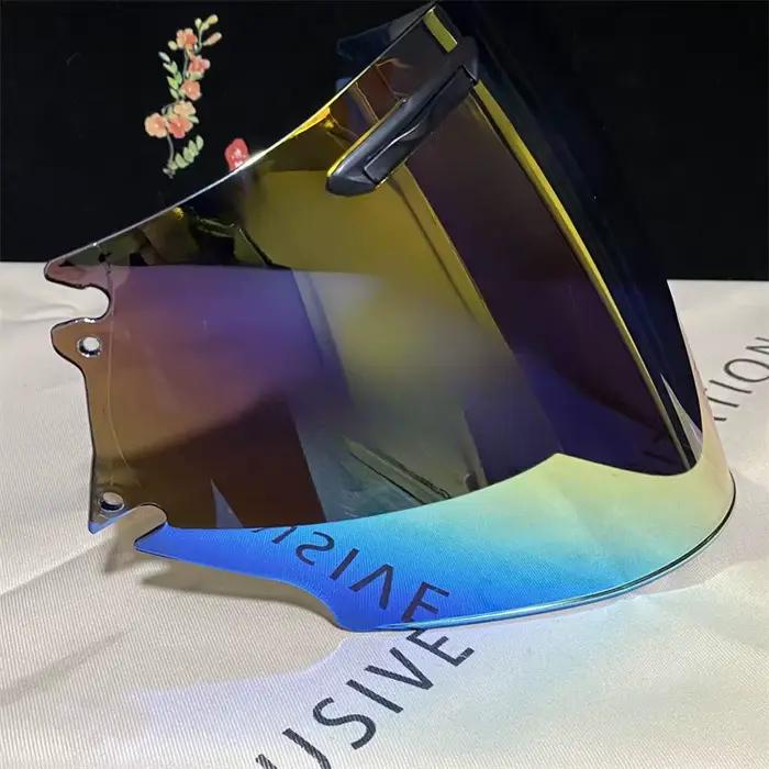 Visière moto pour Arai RAM4 demi-casque visière raccord casques de moto lentille Transparent noir arc-en-ciel visières
