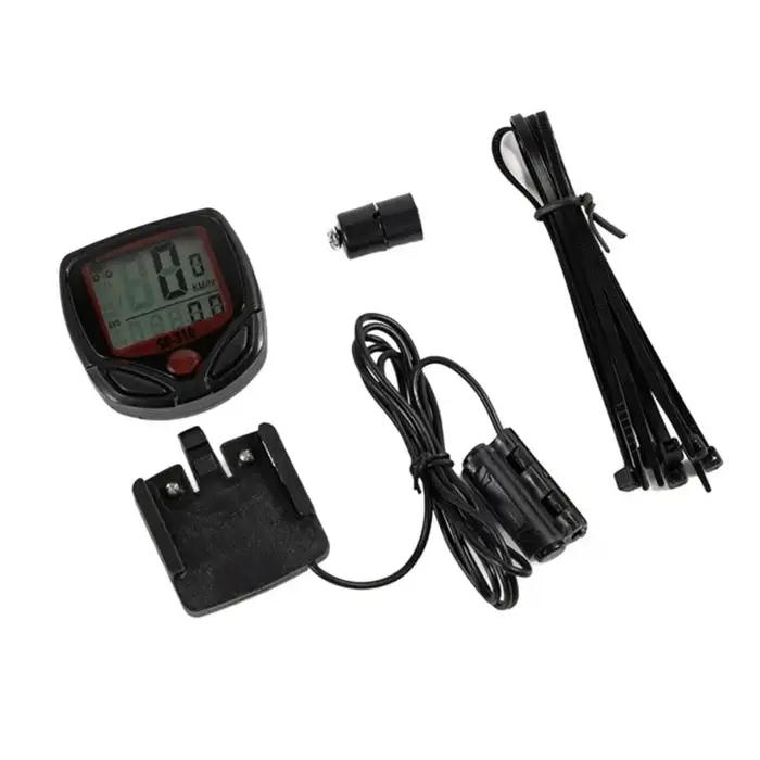 Compteur de vitesse de vélo, ordinateur de vélo multifonction, chronomètre étanche, odomètre de cycl