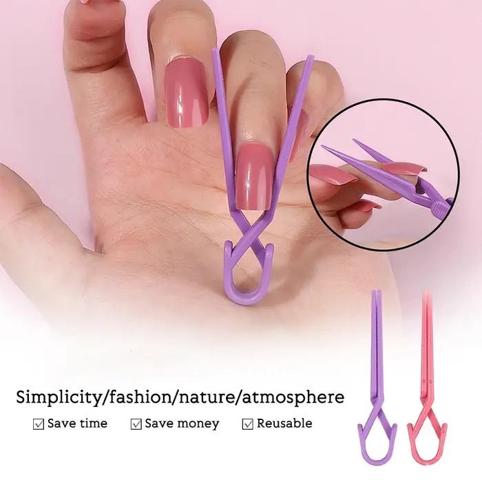 Ensemble de pinces à ongles pour vernis à l'huile, anti-déversement, couleurs mélangées, Clips de Pr