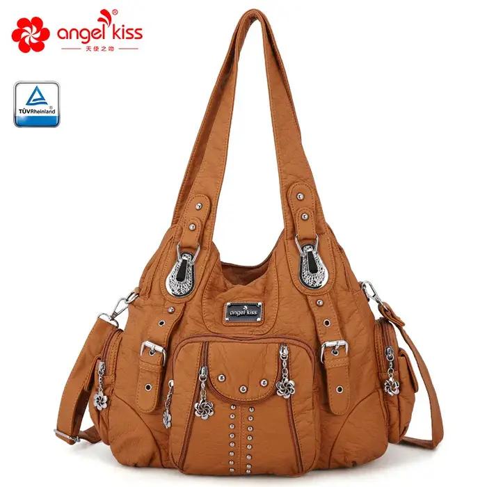 Femmes mode sacs à main femmes sacs à bandoulière en cuir PU sac à main femme sacoche grande capacit