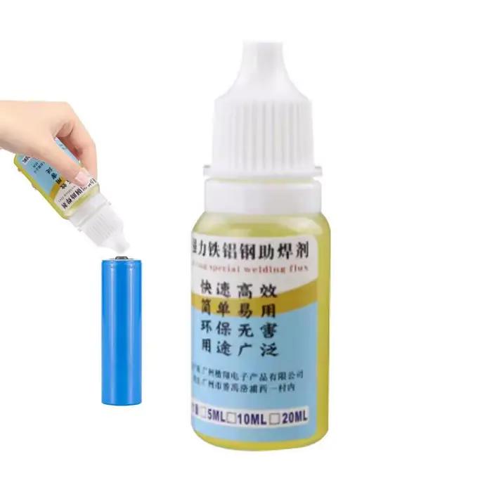 Flux de soudure pas propre 0.33oz liquide métallique Flux de soudure aluminium et électronique 18650