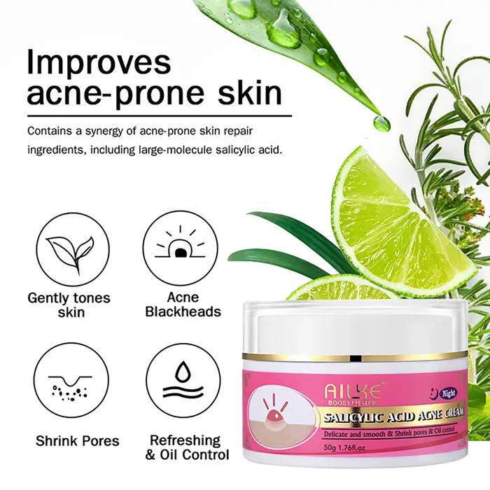 AILKE Ensemble éclaircissant naturel pour tous les types de peau, nettoyage, taches foncées et élimi