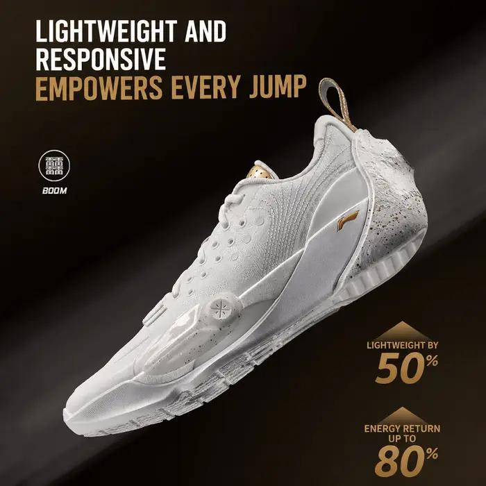 Chaussures de basketball Li-Ning Wade All City 13 pour hommes avec technologie de coussin Boom et semelle antidérapante pour compétition et entraînement