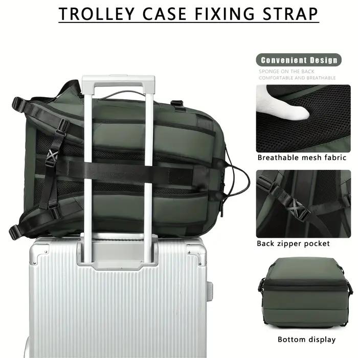Nouveau sac à dos d'expansion de grande capacité à compression sous vide, sac à dos de voyage, sac d
