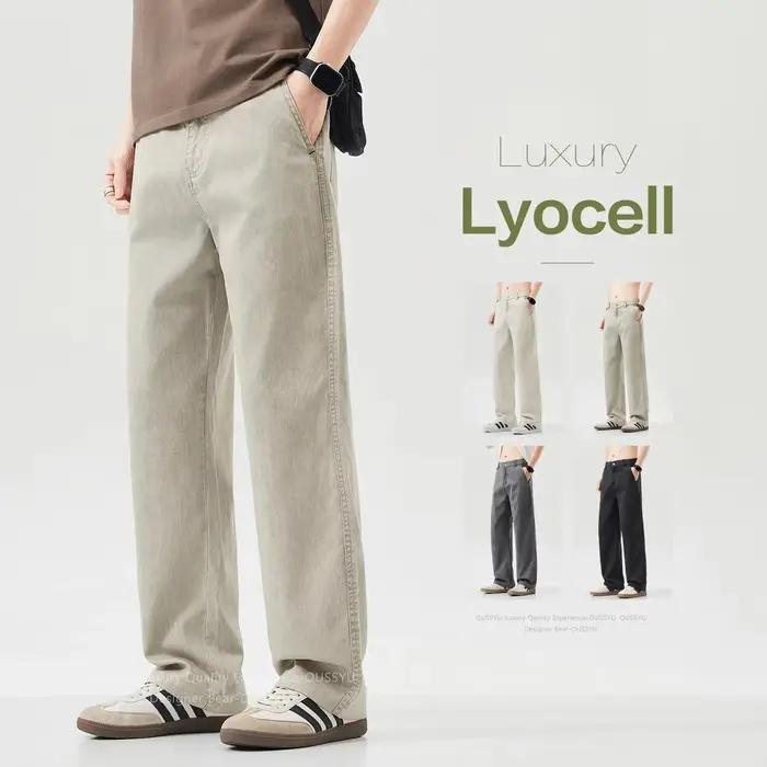 Pantalon d'été de luxe pour homme en Lyocell