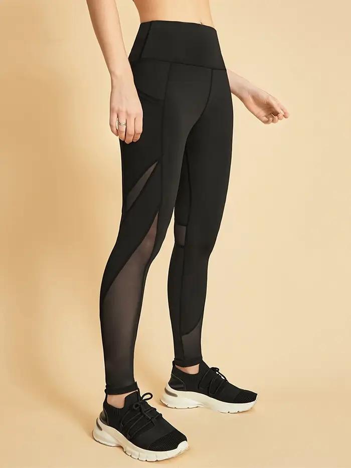 Leggings de levage de fesses pour femmes, pantalons de sport taille haute à séchage rapide avec cein