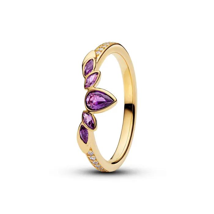 Meilleure vente 2025 – Bague en argent pur 925 % avec diamant en forme de rose, flocon de neige, pap