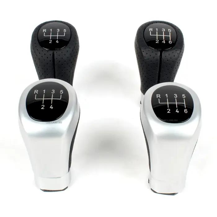 Pour BMW série 1 E81 E82 E87 E88 style de voiture 5/6 vitesses levier de vitesse pommeau de levier d
