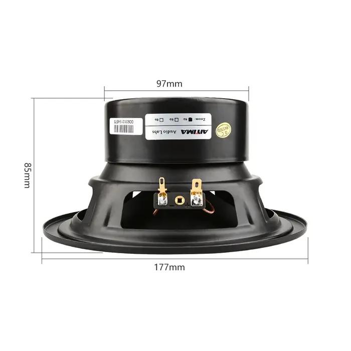 AIYIM 1 pièce Haut-parleur Woofer 6,5 pouces 4/8 Ohm 80W Unité de haut-parleur médium-grave pour Hom