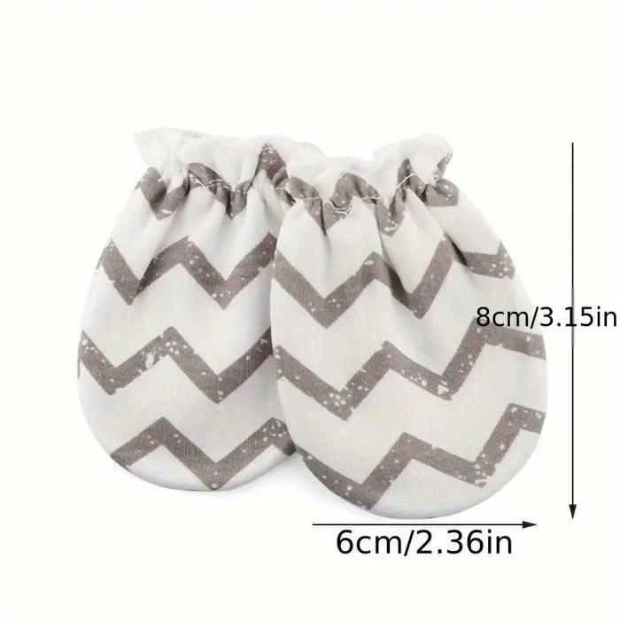 6 paires/lot gants pour nouveau-nés imprimés de dessins animés bébé garçons filles mitaines nouveau-