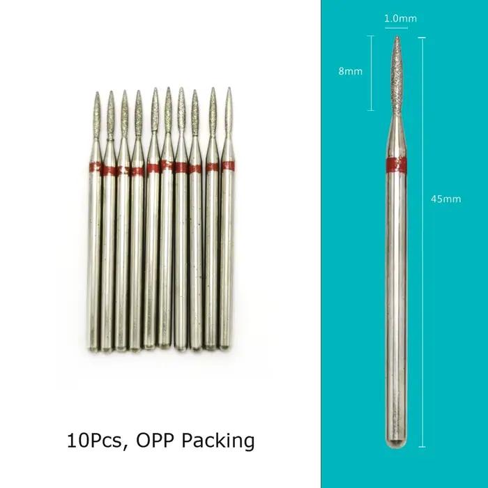 HYTOOS Forets À Ongles Diamant Cutters pour Manucure Cuticules Burr Fraise Cutter pour Pédicure Ongl