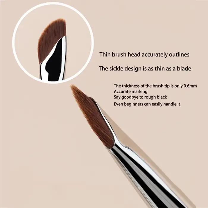 Faucer Eyeliner brosse fard à paupières lame brosse détail brosse diagonale sourcils brosses sous-po