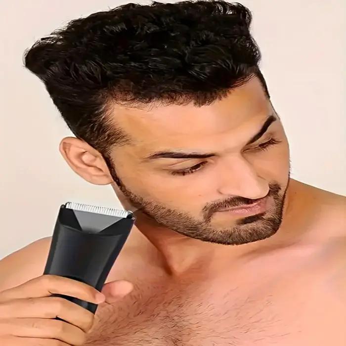 Homme corps tondeuse épilateur aine Trimer pour homme barbe rasoir poitrine cheveux épilateur aissel
