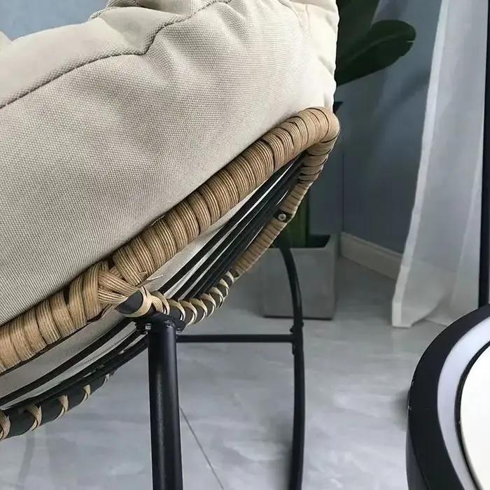 Nid d'oiseau humain rotin tissage chaise à bascule canapé de loisirs maison balcon simple paresseux