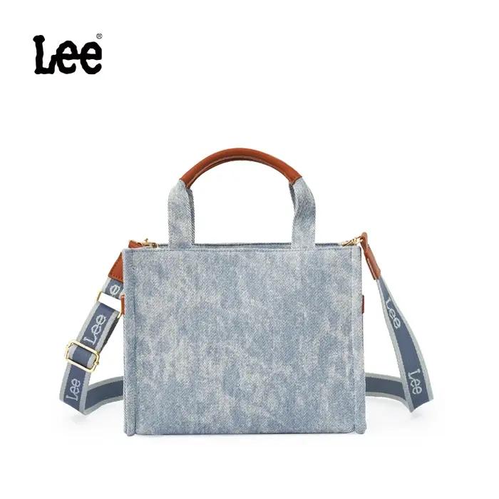 Sac fourre-tout en toile LEE pour femme, grande et petite taille, sac à main quotidien pour le collè