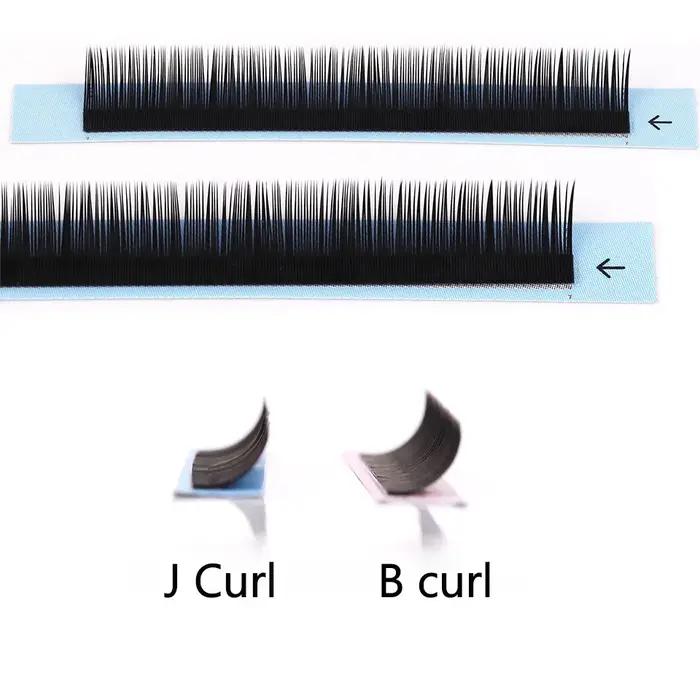 AGUUD J B C D Volume Extension de cils individuels cils noir mat naturel doux 5-7mm cils inférieurs