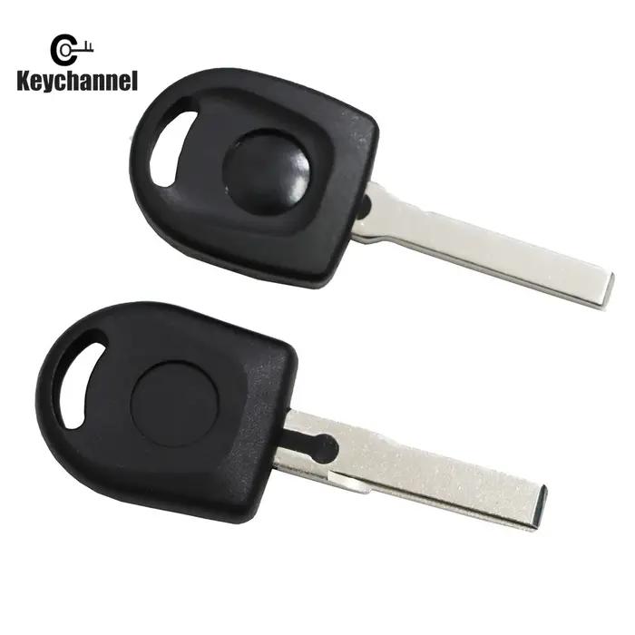Keychannel 10 pièces/lot transpondeur clé coque HU66 HU162 lame puce tête étui de rechange clé de vo