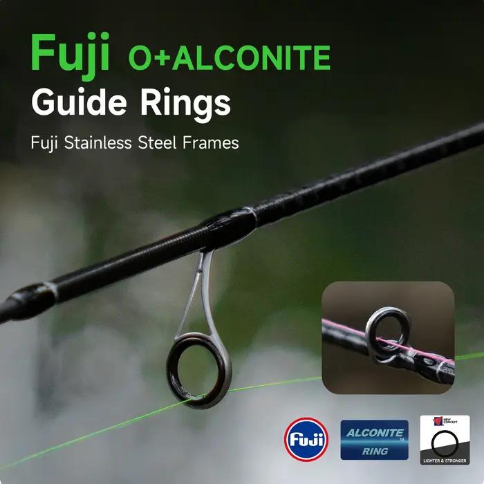 HANDING Magic L Micro Elasticity-Leurre de pêche en carbone FUJI, poids 1-8g, 78g, nouveau®Anneaux d