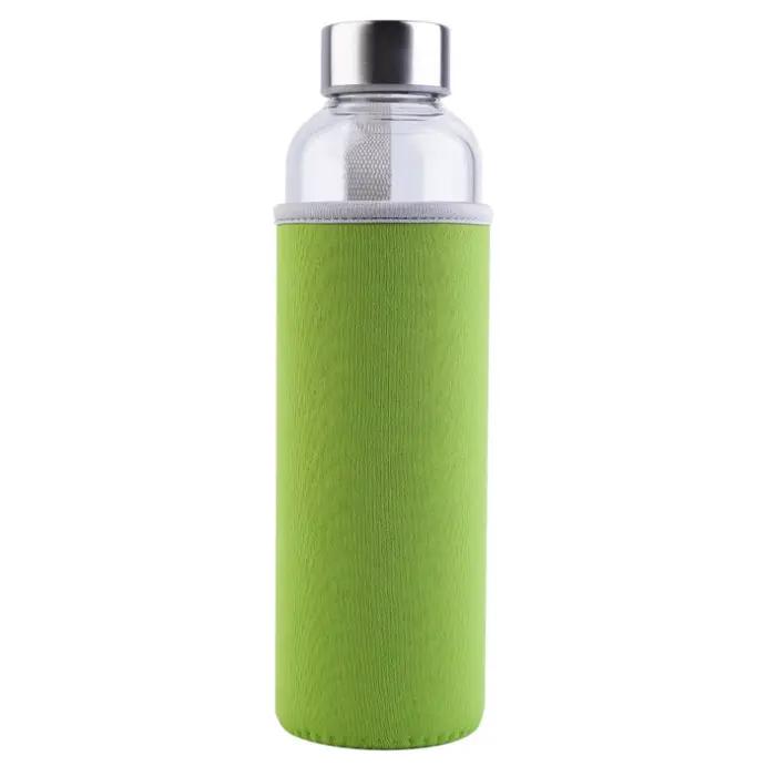 Bouteille de voyage de 550ml, bouteille d'eau en verre Portable incassable pour voiture, nouvel arri