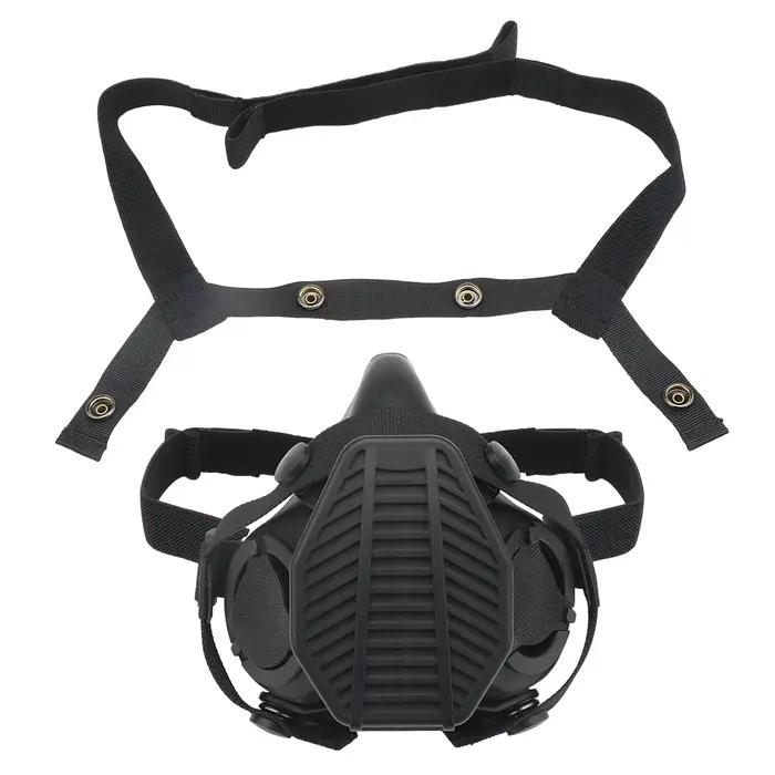 SOTR-Demi-Masque de Résubdivision avec Filtre Anti-Poussière et Micro, Accessoires de Tir et de html