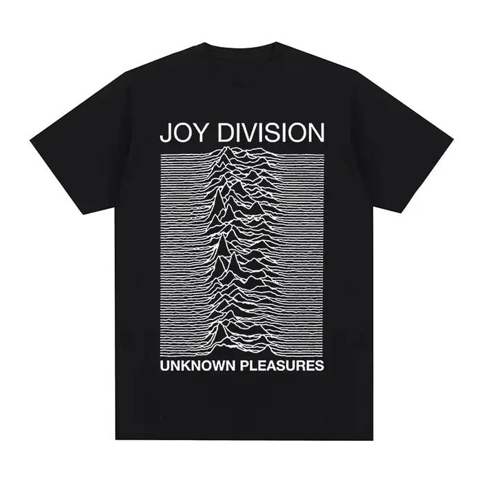 Joy Division ligne créative impression été haute qualité 100% coton décontracté confortable hommes T