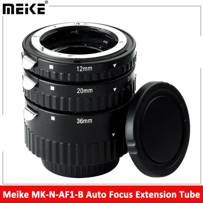 Meike MK-N-AF1-B anneau de Tube d'extension Macro de mise au point automatique pour Nikon D7200 D710