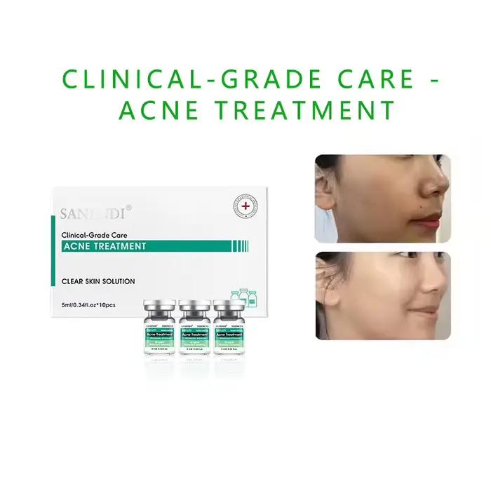 Sérum hyaluronique pour le visage, Lot de 10 pièces, pour hydrater, acide hyaluronique, vitamine C,