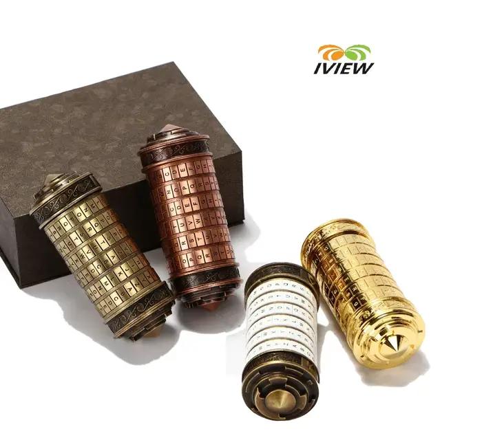 Code jouets métal Cryptex serrures Da Vinci jouets éducatifs cadeau de saint valentin cadeaux de mar