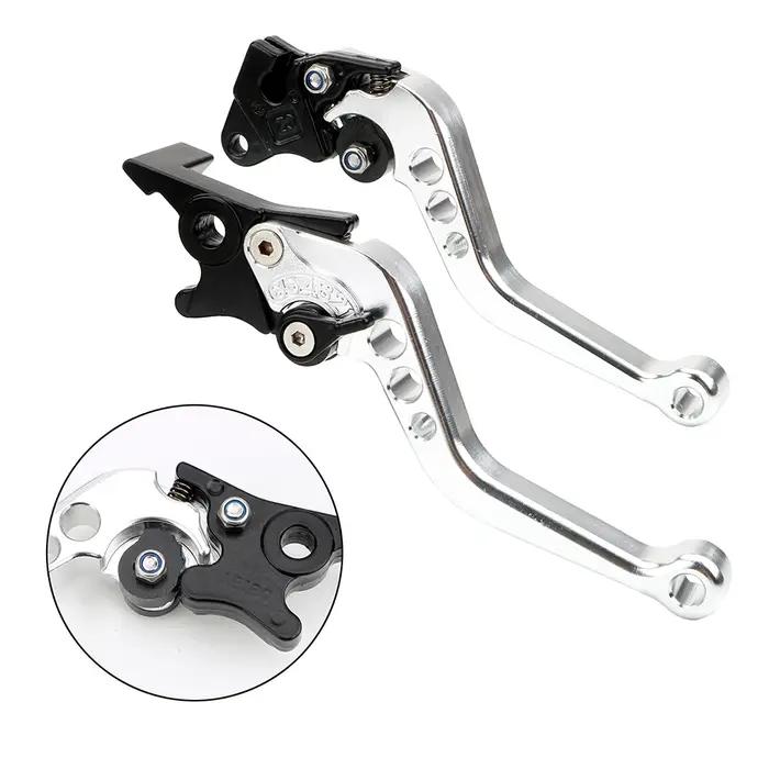 Leviers de frein universels pour moto, klaxon modifié, levier à main réglable, accessoires de moto,