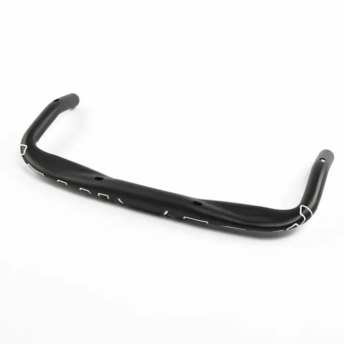 Aramment fixe engrenage course vélo de route TT guidon 31.8mm noir en alliage d'aluminium vélo Bullh