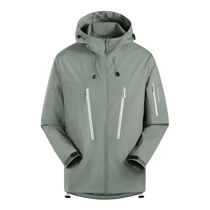Veste d'alpinisme pour hommes, coupe-vent et imperméable, tissu à la mode, Design Hip Hop, manteau d