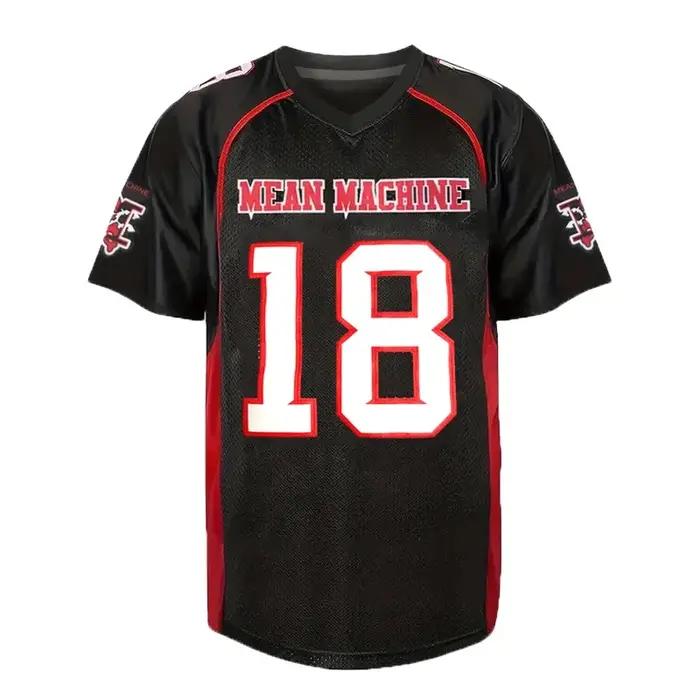 Hommes # 13 # 23 # X # 18 maillot de Football américain brodé chemise personnalisée respirante MEAN