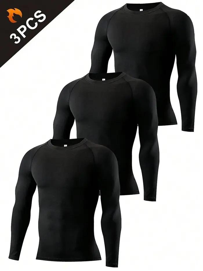 Restez actif et confortable avec des chemises de compression pour hommes – Hauts d'entraînement athl