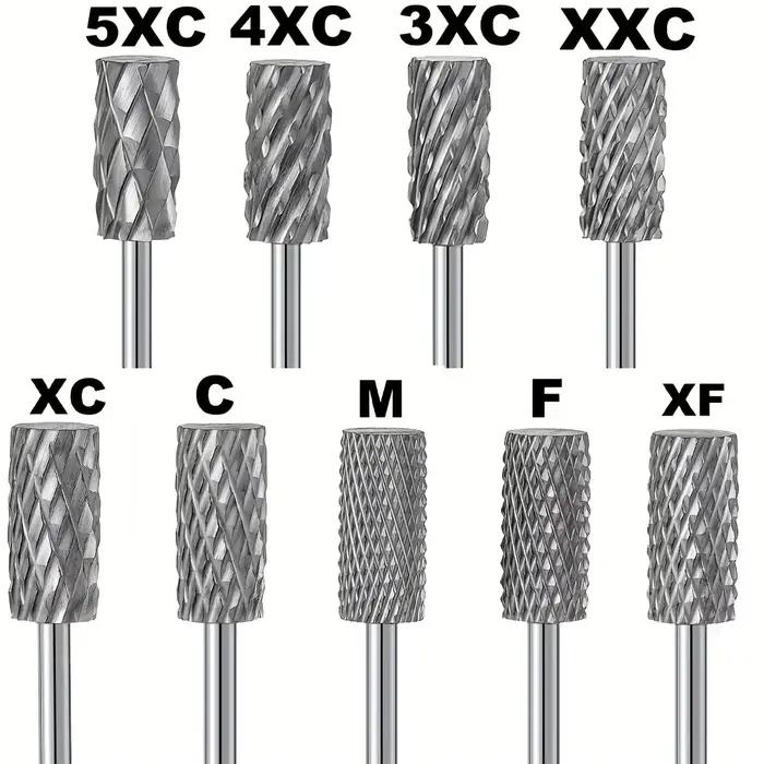 Forets à ongles en acier au tungstène, limes à ongles, accessoires professionnels pour outils de man