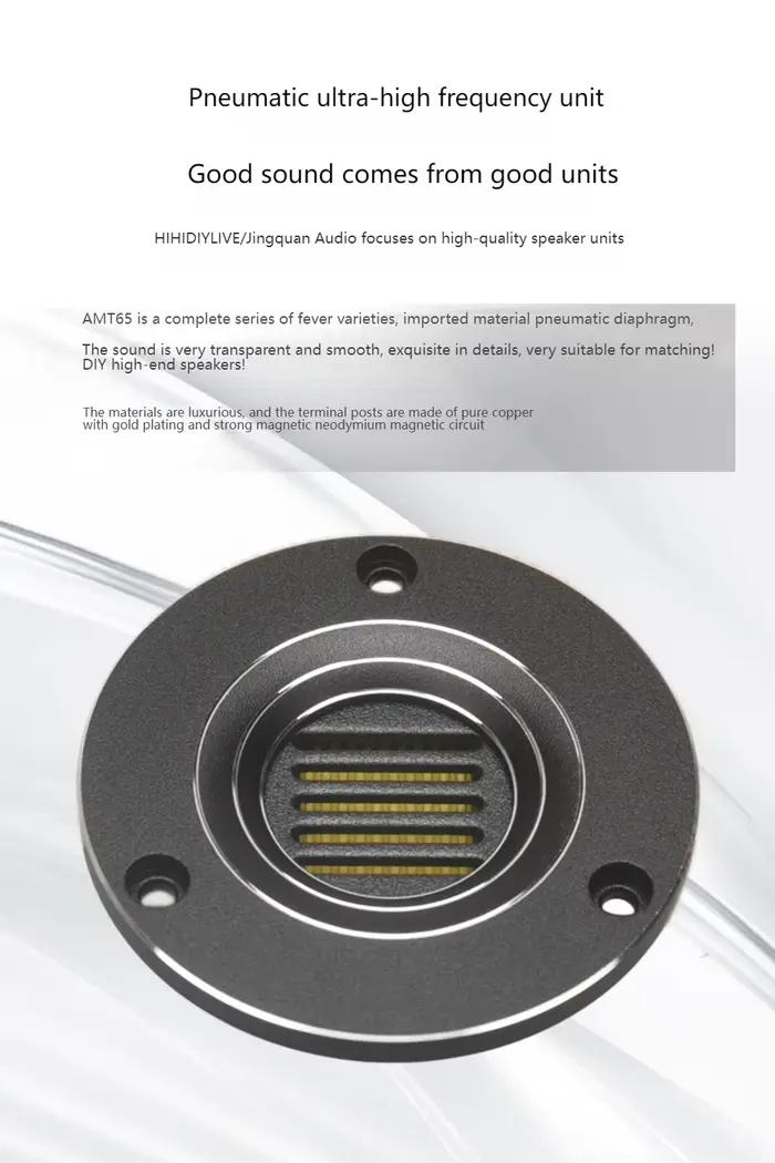 HIFIDIY LIVE hifi Haut-parleur Tweeter 2,5 pouces Air Motion 8OHM 30W AMT-65C Super type courroie po