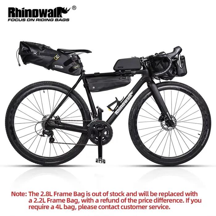 Rhinowalk – ensemble de sacs de vélo étanches, sacoches de cyclisme, de selle, de cadre et de Tube,