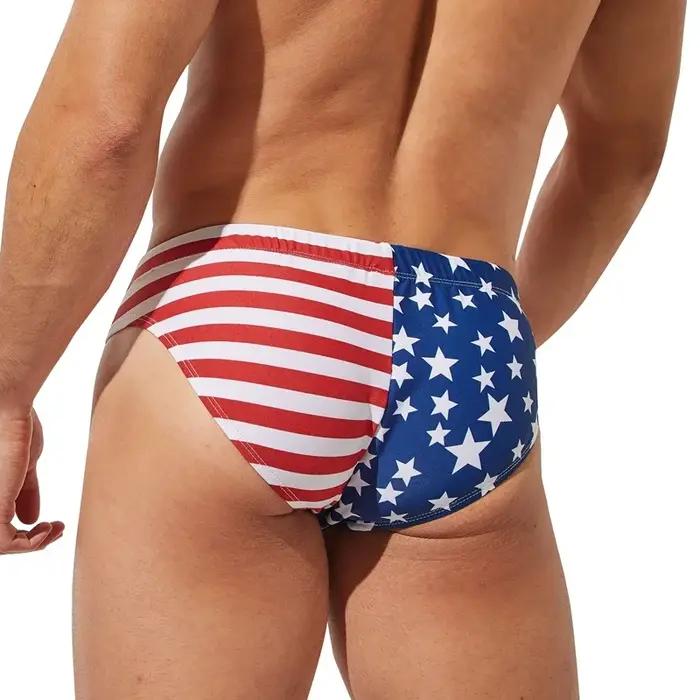 Push Up hommes nager Bikni bref troncs maillots de bain Sexy plage Surf Shorts maillot de bain maill