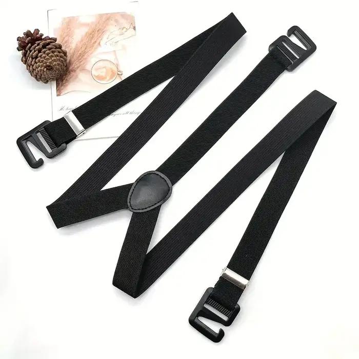 Bretelles pour hommes de 2.5cm de largeur, nouveau bretelles créatives à 3 crochets, pantalons décon