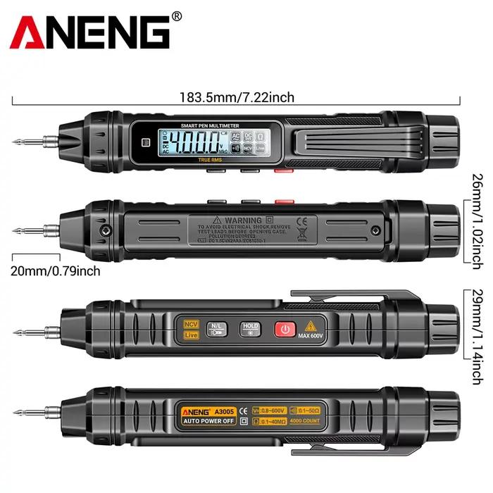 ANENG A3005 multimètre numérique professionnel testeurs de stylo compteur de tension AC/DC détecteur