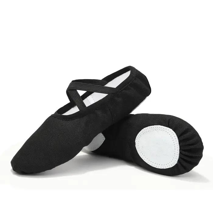 Chaussures de Ballet pour filles, pantoufles de Ballet pour enfants et femmes, chaussures plates d'e