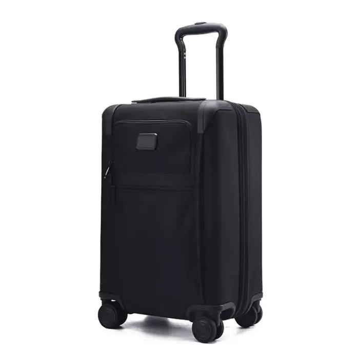 Valise de voyage de luxe en nylon et toile Oxford, bagage cabine avec serrure à code, idéale pour le