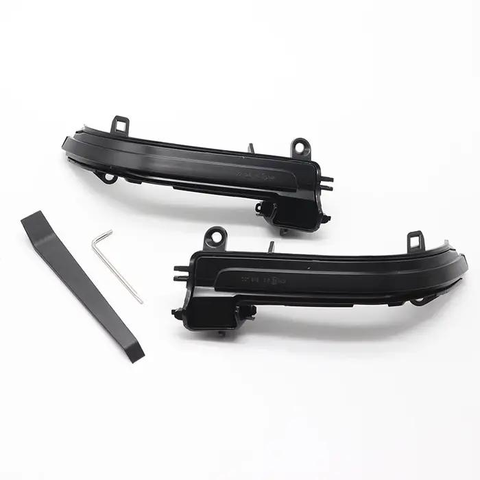 Lumière de rétroviseur pour BMW 1 2 3 4 X1 M série F20 F30 F34 F36 E84 F87 i3, LED dynamique noire,