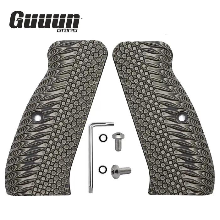Guuun G10 CZ 75 Poignées pour SP-01 CZ pleine grandeur OPS DulBergamo 8 options de documents